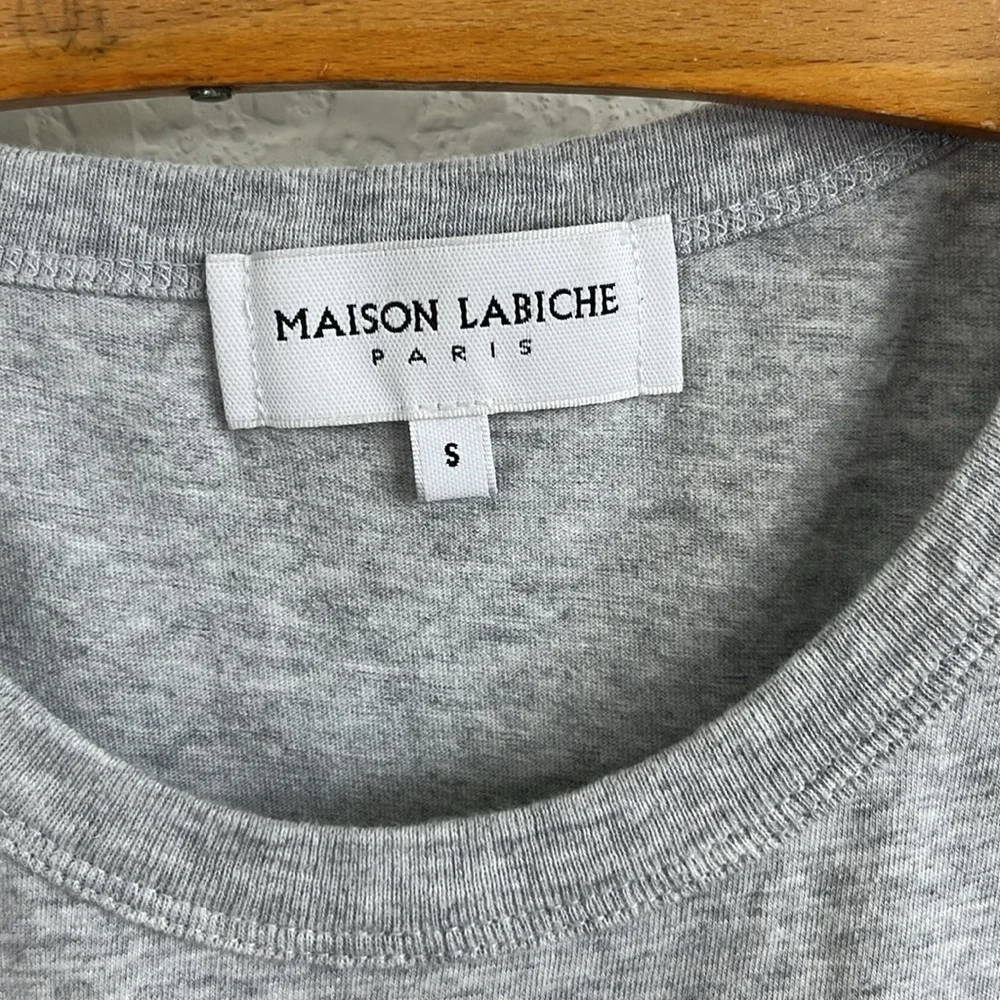 Maison Labiche French Touch Organic Cotton T-shirt Embroidered - Picture 4 of 8
